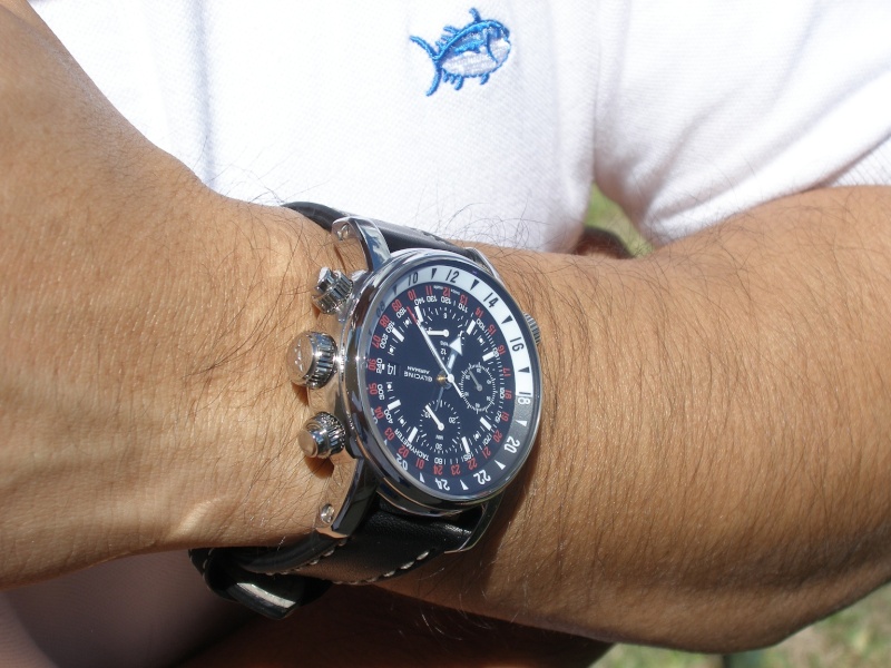 49mm watch on wrist