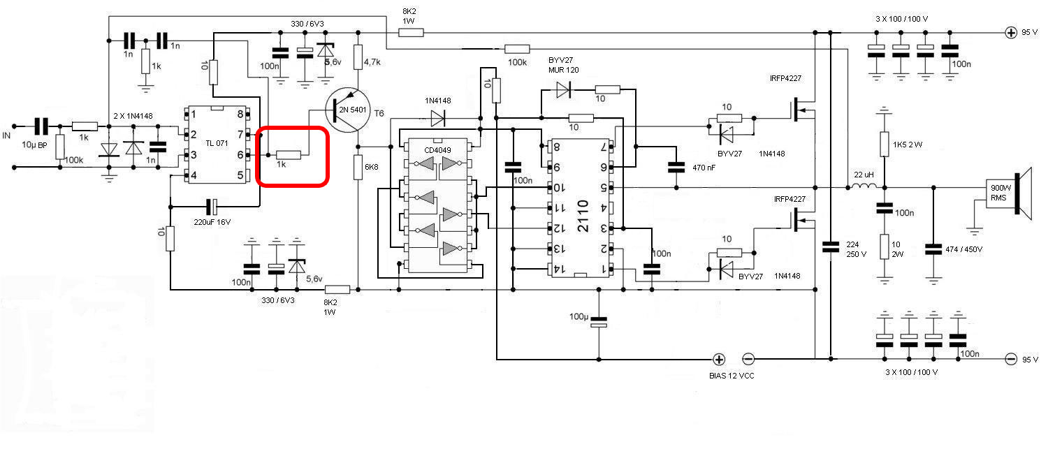 ucd 25 watts to 1200 watts using 2 mosfets - Page 222 ... 1000w audio amplifier circuit diagrams 