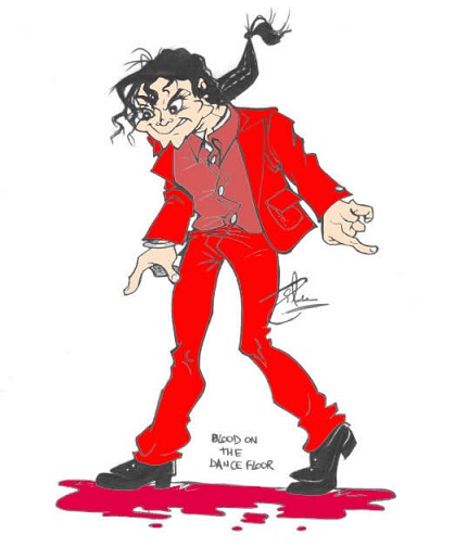 Morozoff kick the dancefloor. Michael Jackson Blood on the Dancefloor.